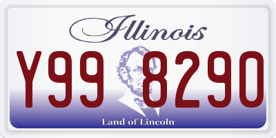IL license plate Y998290