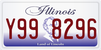 IL license plate Y998296
