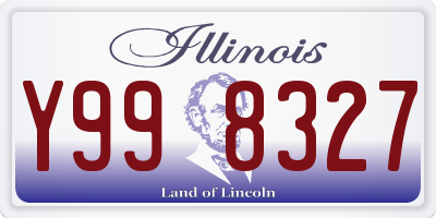 IL license plate Y998327