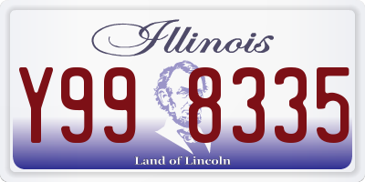 IL license plate Y998335
