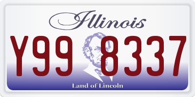 IL license plate Y998337