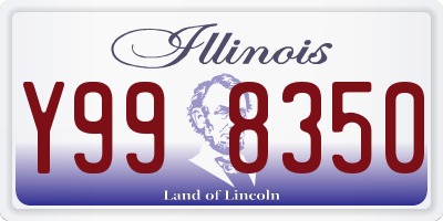 IL license plate Y998350