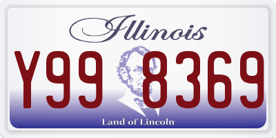 IL license plate Y998369