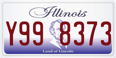 IL license plate Y998373
