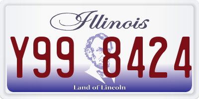 IL license plate Y998424