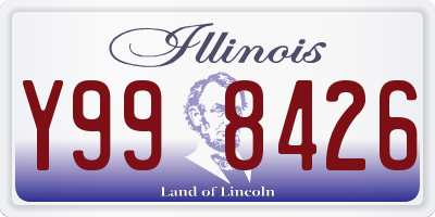 IL license plate Y998426