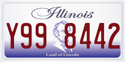 IL license plate Y998442