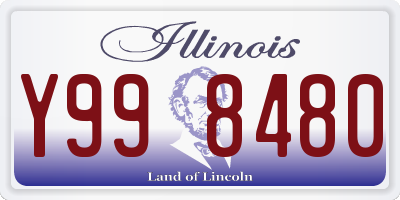 IL license plate Y998480