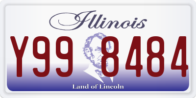 IL license plate Y998484