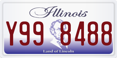 IL license plate Y998488
