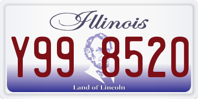 IL license plate Y998520