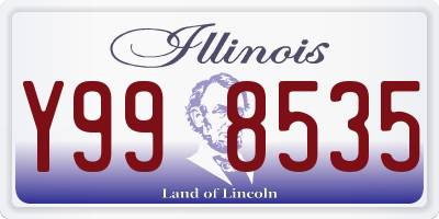 IL license plate Y998535