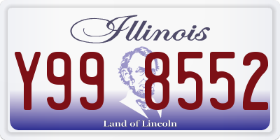 IL license plate Y998552
