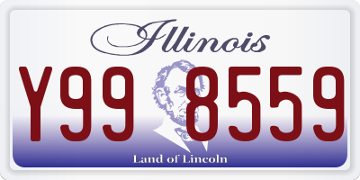 IL license plate Y998559