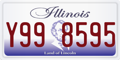 IL license plate Y998595