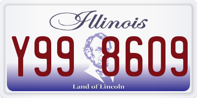 IL license plate Y998609