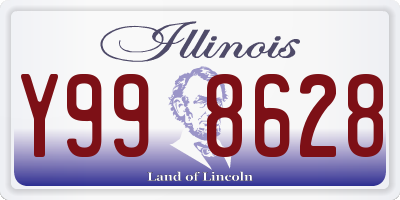 IL license plate Y998628