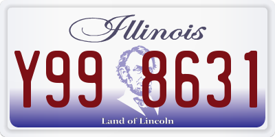IL license plate Y998631