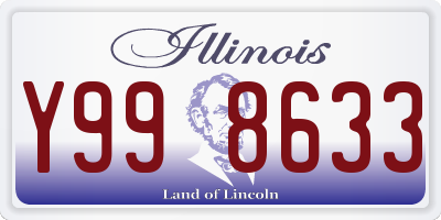 IL license plate Y998633