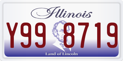 IL license plate Y998719