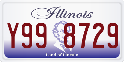 IL license plate Y998729