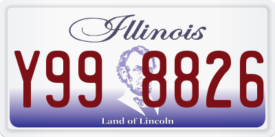 IL license plate Y998826