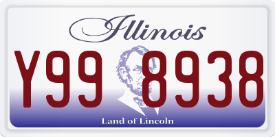 IL license plate Y998938