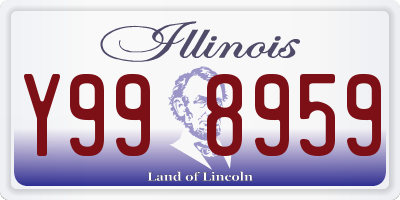 IL license plate Y998959