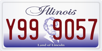 IL license plate Y999057