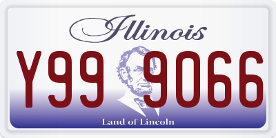 IL license plate Y999066