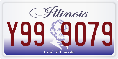 IL license plate Y999079