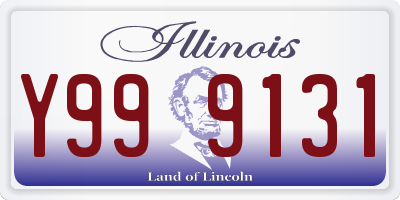 IL license plate Y999131