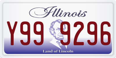 IL license plate Y999296
