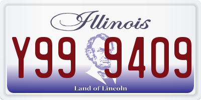 IL license plate Y999409