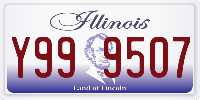 IL license plate Y999507