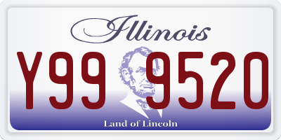 IL license plate Y999520