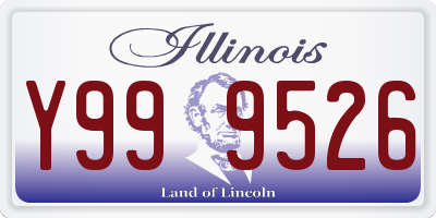IL license plate Y999526