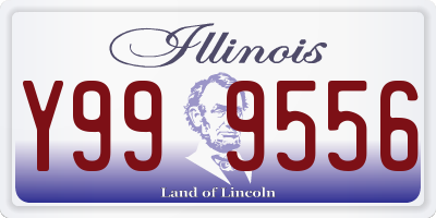 IL license plate Y999556