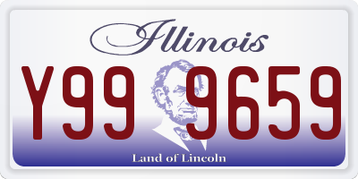 IL license plate Y999659