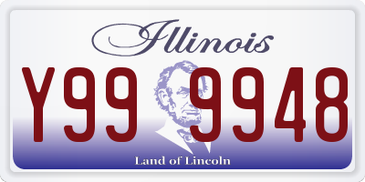 IL license plate Y999948