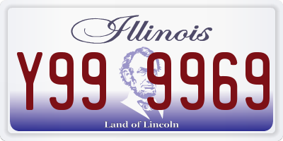 IL license plate Y999969