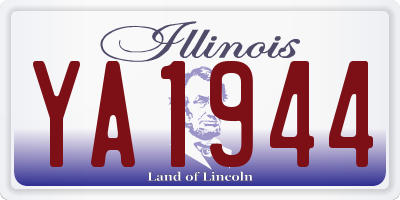 IL license plate YA1944