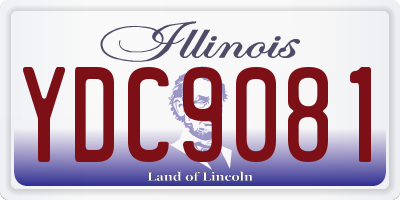 IL license plate YDC9081