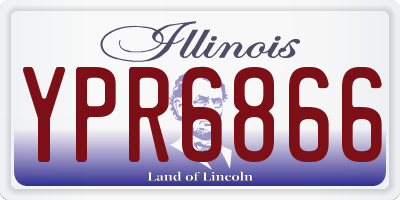 IL license plate YPR6866