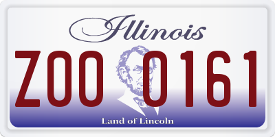 IL license plate Z000161