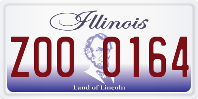 IL license plate Z000164