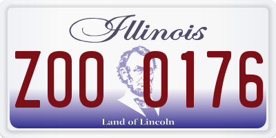 IL license plate Z000176