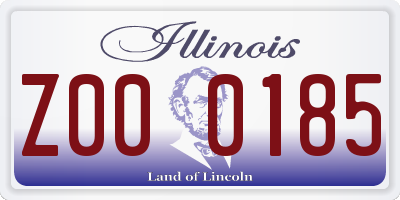 IL license plate Z000185