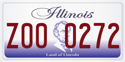 IL license plate Z000272