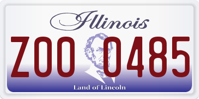 IL license plate Z000485